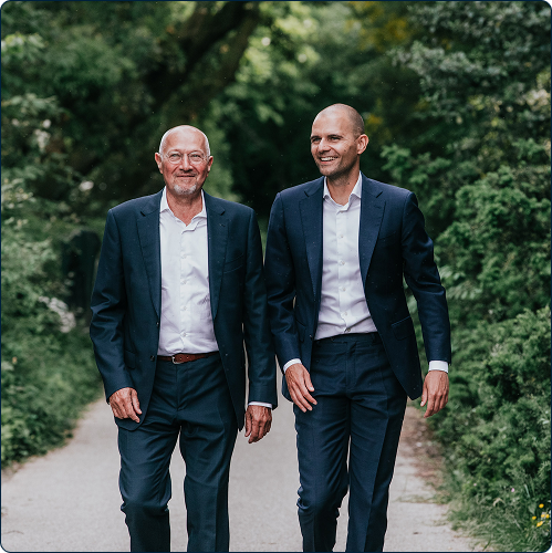 Quirinus and Christiaan Tersteeg, founders of Surcontre.it